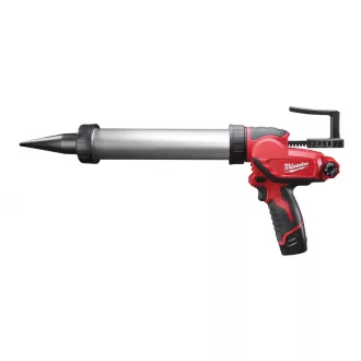   MILWAUKEE Akku-Spachtel- und Klebepistole M12 400 ml PCG/400A-201B (1 x 2,0 Ah Akku + Ladegerät).
