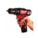 MILWAUKEE Akku-Schlagbohrschrauber M12 BPD-202C (2 x 2,0 Ah Akku + Ladegerät)