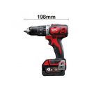 MILWAUKEE Akku-Schlagbohrschrauber M18 BPD-402C (2 x 4,0 Ah Akkus + Ladegerät)