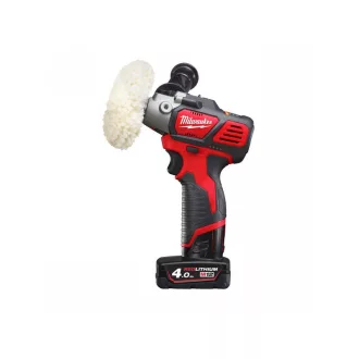   MILWAUKEE Akku-Polierer M12 BPS-421 x (1 x 4,0 Ah Akku + 1 x 2,0 Ah Akku + Ladegerät)