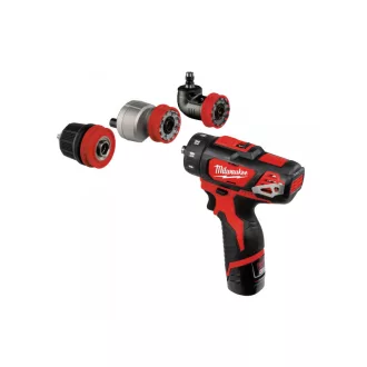   MILWAUKEE Akku-Bohrschrauber M12 BDDXKIT-202C (2 x 2,0 Ah Akku + Ladegerät)
