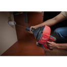 MILWAUKEE Akku-Abflussrohrreiniger M12 BDC8-202C mit 8 mm x 7,6 m Spirale (2 x 2,0 Ah Akku + Ladegerät).