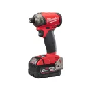 MILWAUKEE Akku-Schlagschrauber M18 FQID-502 x 1/4" HEX (2 x 5,0 Ah Akku + Ladegerät)