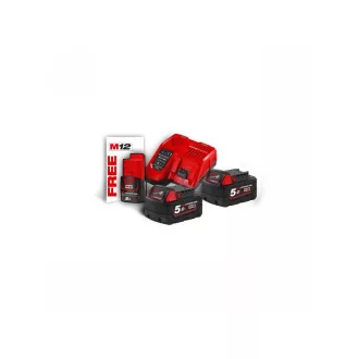 MILWAUKEE Akku- und Ladegerät-Set M18 NRG-502