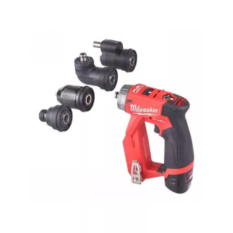   MILWAUKEE Akku-Bohrschrauber M12 FDDXKIT-202 x (2 x 2,0 Ah Akkus + Ladegerät)