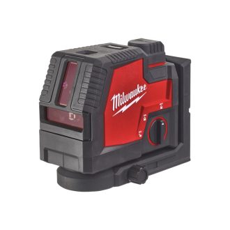   MILWAUKEE Akku-Kreuzlinien- und Punktlaser L4 CLLP-301C (1 x 3,0 Ah Akku + USB-Ladekabel)