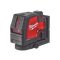 MILWAUKEE Akku-Kreuzlinien- und Punktlaser L4 CLLP-301C (1 x 3,0 Ah Akku + USB-Ladekabel)