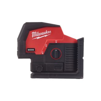   MILWAUKEE Akku-Kreuzlinien- und Punktlaser M12 CLLP-0C (ohne Akku + Ladegerät)