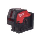 MILWAUKEE Akku-Kreuzlinien- und Punktlaser M12 CLLP-0C (ohne Akku + Ladegerät)