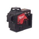 MILWAUKEE Akku-3-Ebenen-Laser M12 3PL-401C (1 x 4,0 Ah Akku + Ladegerät)