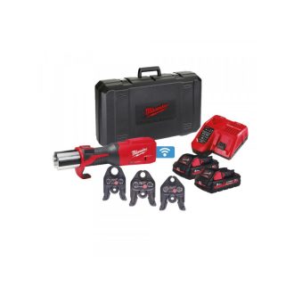   MILWAUKEE Akkupresse M18 ONEBLHPT-302C TH-SET ohne Kohlebürste (2 x 3,0 Ah Akkus + Ladegerät)