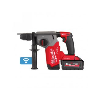   MILWAUKEE Akku-Kombihammer M18 ONEFHX-552 x SDS-Plus (2 x 5,5 Ah Akkus + Ladegerät)