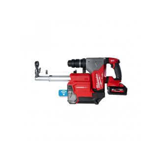   MILWAUKEE Akku-Kombihammer mit Staubabsaugung M18 ONEFHXDEL-552C SDS-Plus (2 x 5,5 Ah Akkus + Ladegerät)