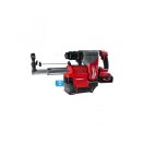 MILWAUKEE Akku-Kombihammer mit Staubabsaugung M18 ONEFHXDEL-552C SDS-Plus (2 x 5,5 Ah Akkus + Ladegerät)