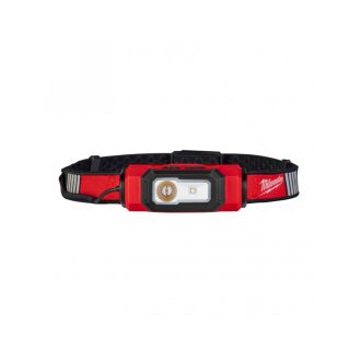   MILWAUKEE Wiederaufladbare LED-Helmleuchte L4HL-VIS-301 (1 x 3,0 Ah Akku + USB-Ladekabel)