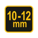 VOREL Betonstahlbieger 10-12 mm 25 x 16 x 6 mm