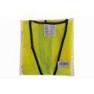 Weste mit reflektierenden Streifen FLUO gelb XXL