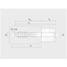 CELO Kunststoffdübel für Hohlkörper HBR 10 x 135 + Schraube 7,0 x 142 (5 Stück)