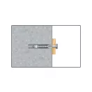 CELO MZ Universal-Kunststoffdübel 10 x 60 + 6,0 x 80 Holzschraube (5 Stück)