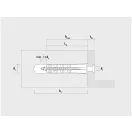 CELO GB YTONG oder Porenbetondübel 12 (4 Stück)