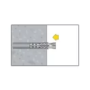 CELO NF 12 Flügeldübel + 8 x 80 Sechskantschraube (2 Stück)