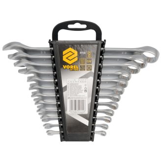 VOREL Schraubenschlüsselsatz 12-teilig 6-22 mm CrV