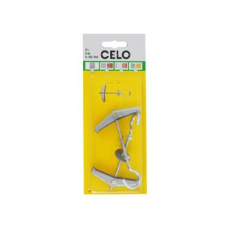 CELO Federkippkeil mit M4 x 100 Haken (2 Stück)