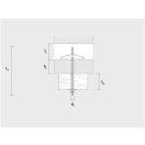 CELO Federwippe NORTH mit M4 x 95 Schrauben (2 Stück)