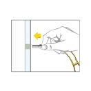 CELO BTL Schwerlast-T-Element für Gipskartonplatten + metrische Schraube M4 x 50 (4 Stück)