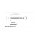 CELO BTL Schwerlast-T-Element für Gipskartonplatten + metrische Schraube M4 x 50 (4 Stück)