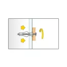 CELO BLISZTER-HRM Crunchy-Metall-Gipskartondübel 5-32 RH (4 Stück)