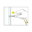 CELO BTL Schwerlast-T-Element für Gipskartonplatten + metrische Schraube M5 x 62 (4 Stück)