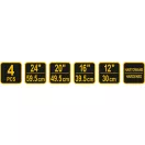 VOREL Radmontageeisen-Set 4-teilig 300 - 595 mm