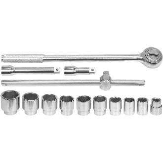 Steckschlüsselsatz 14-teilig 3/4" 22-50 mm