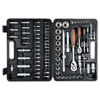 STHOR Steckschlüsselsatz 94-teilig 1/4", 1/2"