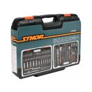 STHOR Steckschlüsselsatz 173-teilig 1/4", 3/8", 1/2" CrV