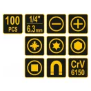 VOREL Schraubendreher-Set 100-teilig