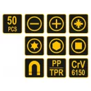 VOREL Schraubendreher-Set 50-teilig