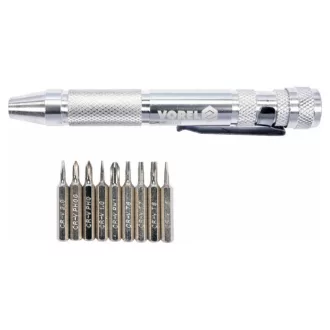 VOREL Präzisions-Schraubendreher- und Bit-Set 10-teilig