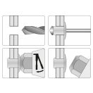 VOREL Hand-Popnietzange 280 mm