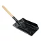 VOREL Schaufel 550 x 180 mm mit kurzem Holzstiel
