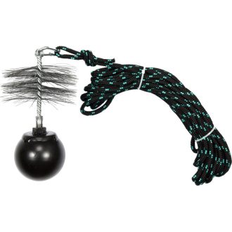 VOREL Schornsteinreinigungsbürste mit Kugel 125 mm