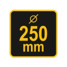 VOREL Schornsteinreinigungsbürste mit Kugel 250 mm