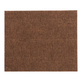 VOREL Selbstklebendes Möbelbeinpolster braun 100 x 120 mm
