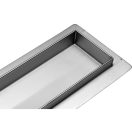 FALA Duschrinne 500 mm Madeira inox