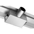 FALA Duschrinne 800 mm Weißglas Inox