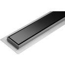 FALA Duschrinne 700 mm Schwarzes Glas Inox