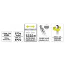 FALA Duschrohr verstärkt dehnbar 1,5 - 2,0 m