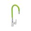 FALA Waschbeckenarmatur mit grünem flexiblem Rohr + Zubehör