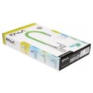 FALA Waschbeckenarmatur mit grünem flexiblem Rohr + Zubehör